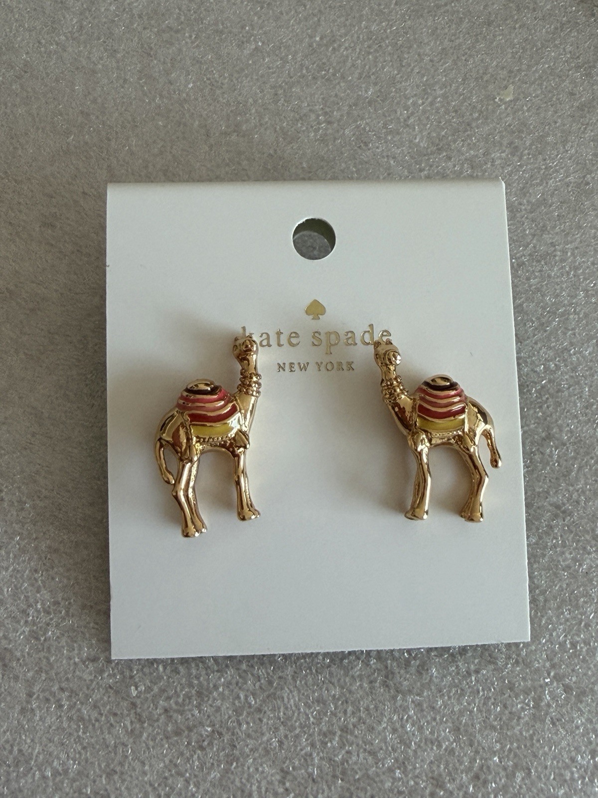 Kate Spade Spice Things Up Camel Earrings. New! Super CUTE 🥰