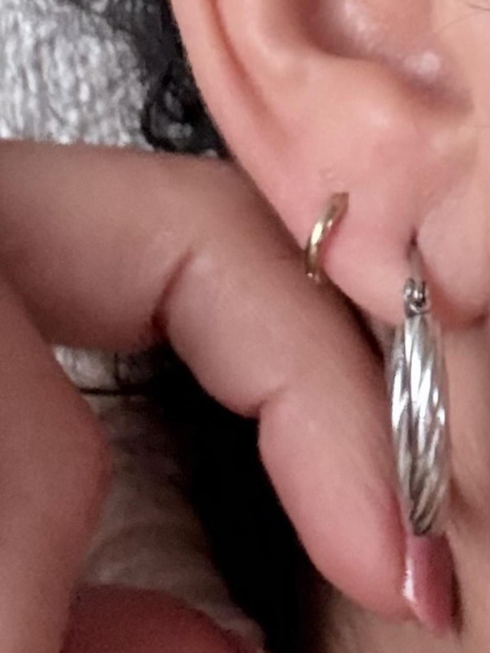 ✨ Twisted Silver Hoop Earrings ✨ A staple pair of chunky silver hoops