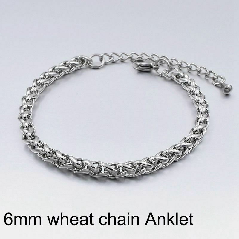 Beach Jewelry Foot Leg Men Stainless Anklet Ankle Bracelet For Chain Steel Women