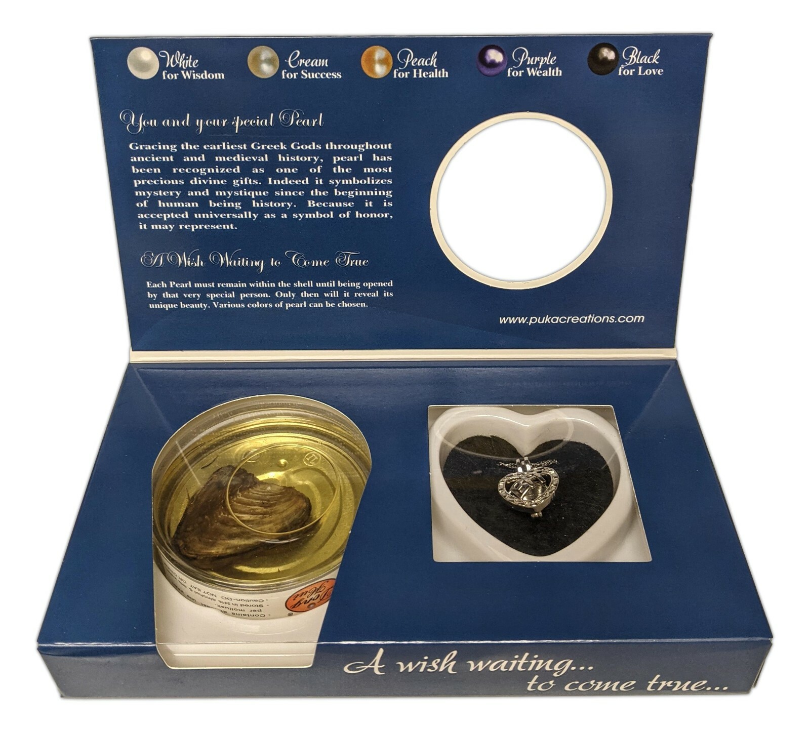 Love Pearl BEST FRIENDS FOREVER BFF Necklace Kit, Simulated Pearl in an Oyster