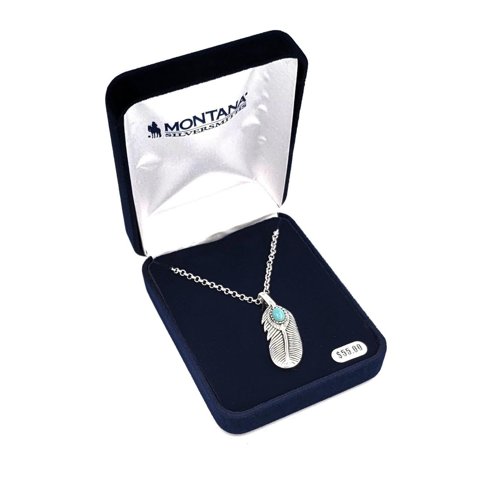 Montana Silversmiths From the Beginning Feather Necklace Retail – $55 ~ NEW