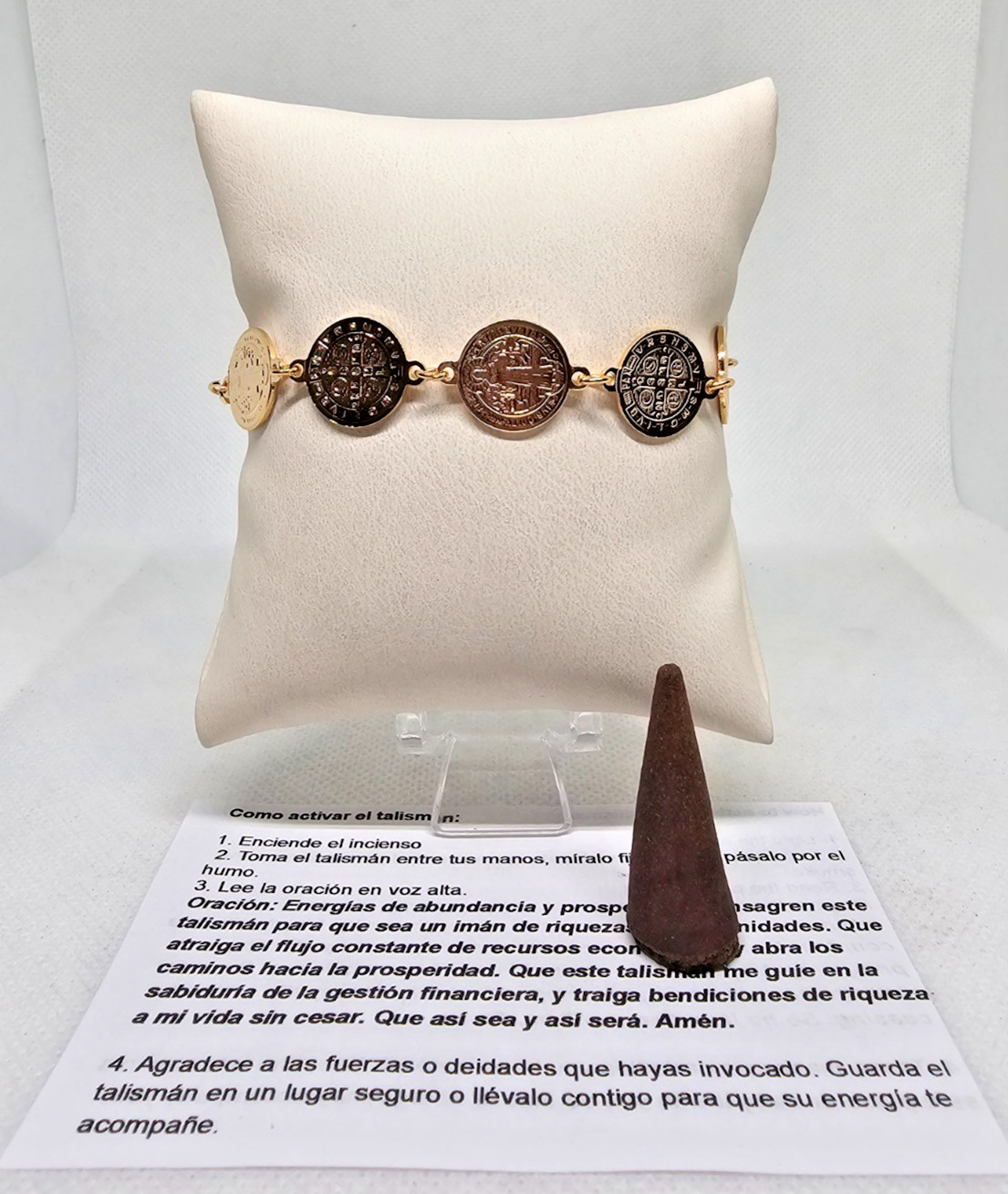 Gold Filled Saint Benedict Bracelet / Pulsera De San Benito para proteccion