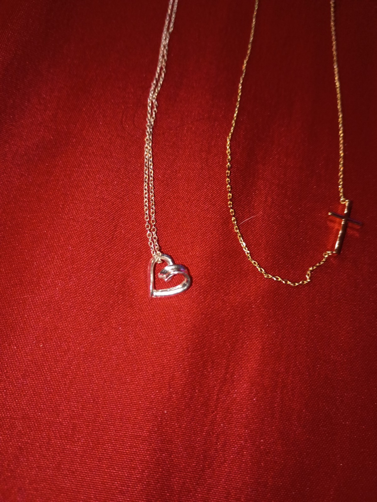4 Piece Necklace Lot Kate Spade Stethoscope, Unwritten Cross Necklace And Two…