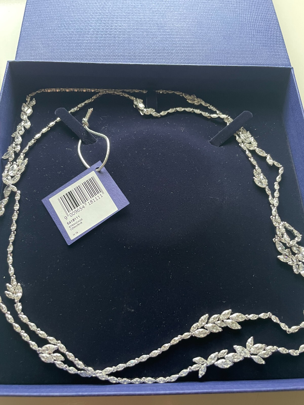 SWAROVSKI LOUISON STRANDAGE LONG LENGTH CRYSTAL NECKLACE 5418111 NEW IN BOX