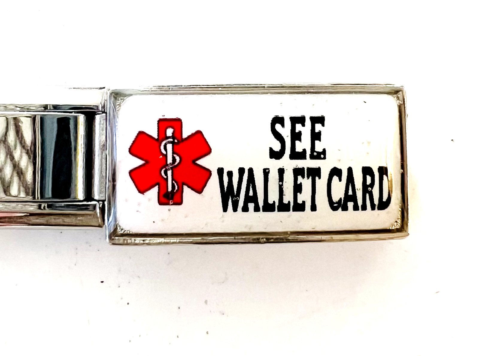 Medical Alert Italian Charm Bracelet COPD Diabetic Coumadin Pacemaker Xeralto