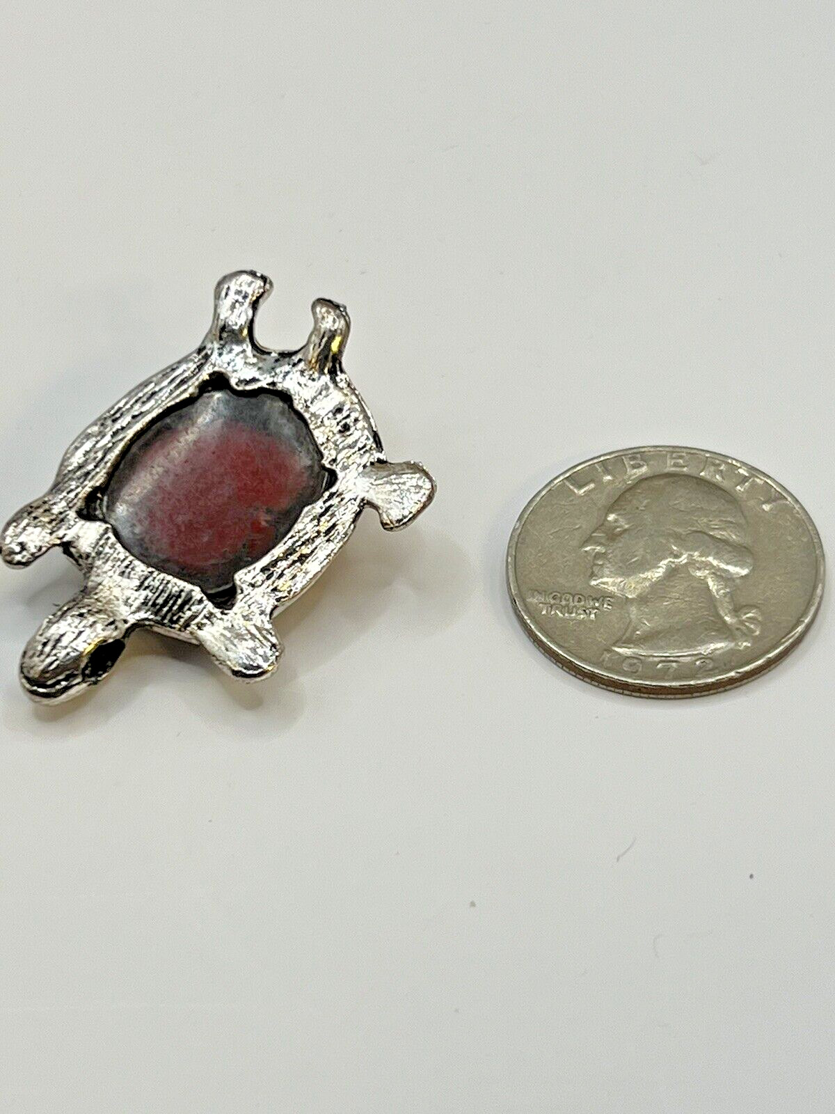 Turtle Pendant, on adjustable cord necklace