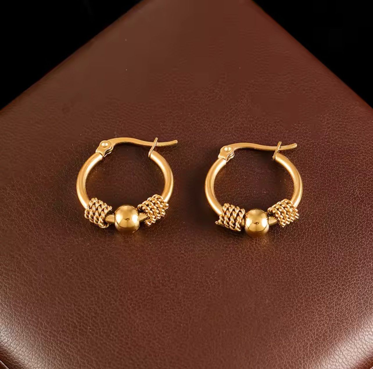 Gold Hoop Earrings Fashion Jewelry Everyday Earrings Chic Earrings Trendy