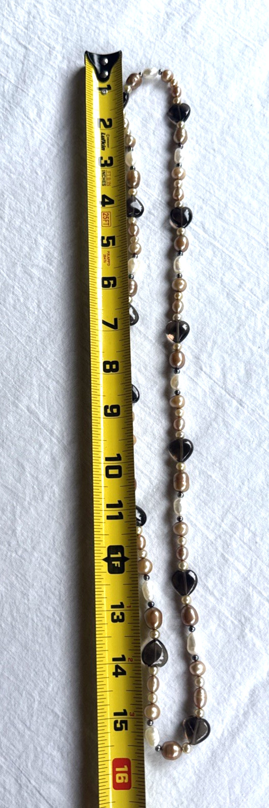 Multicolor Freshwater Pearls Necklace 15 1/2″in Long Timeless Grandmillennial