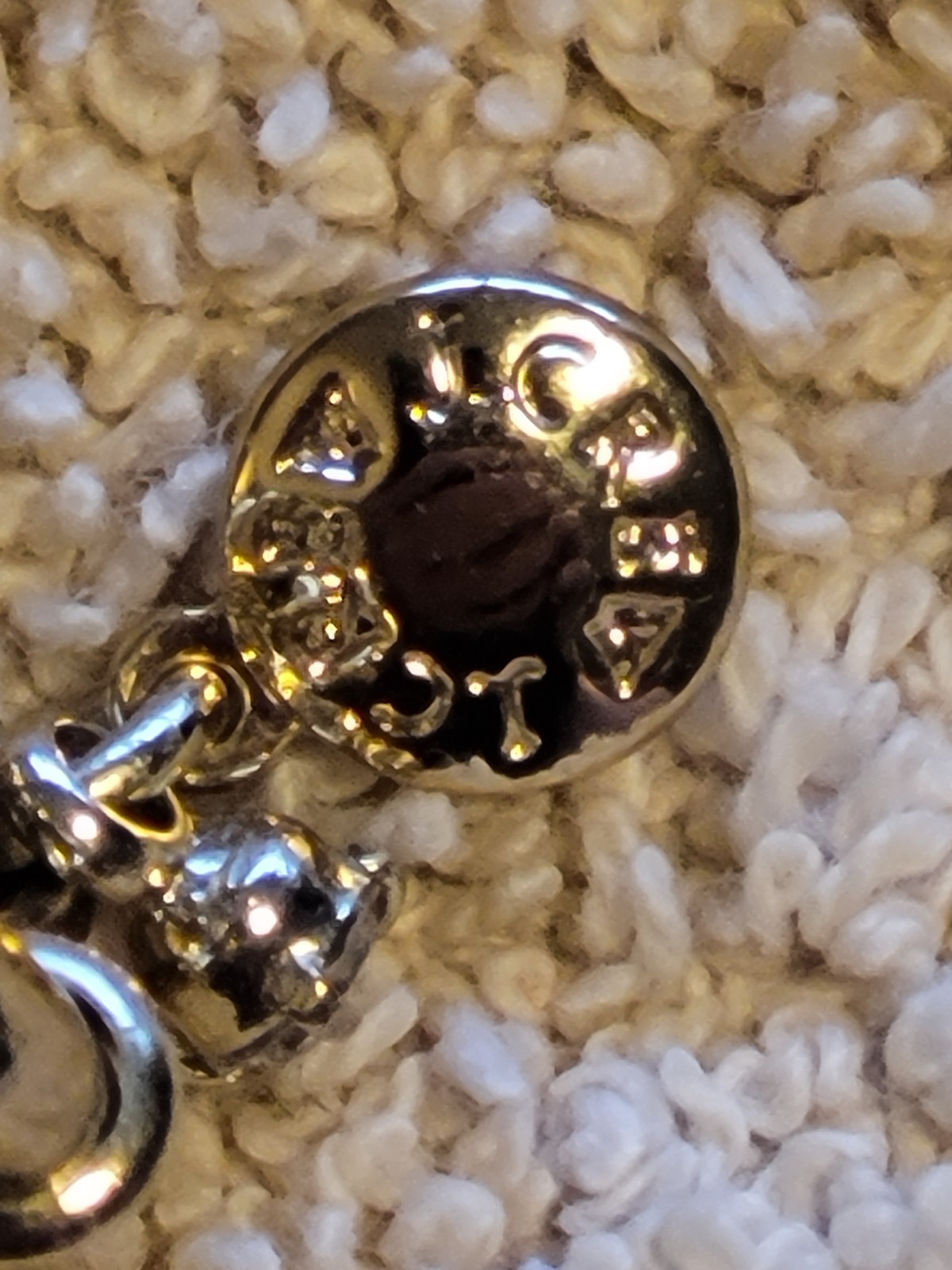 Vintage Gold Toned J Crew Necklace With Alternating Gems And Faux Pearls 20.5 In