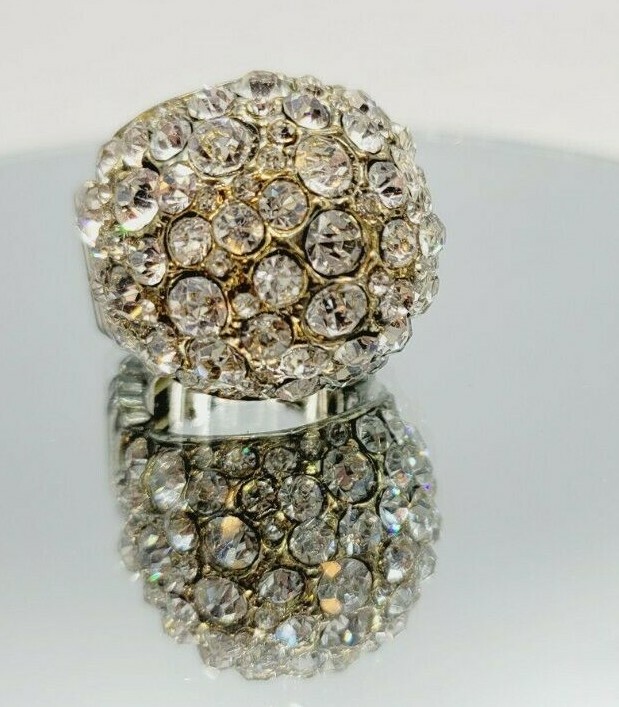 Crystal Cluster Cocktail Size ONE SIZE Stretch Disco Chunky