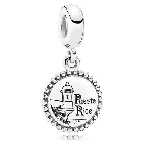 Pandora Puerto Rico Travel Vacation Dangle USB791169-G041