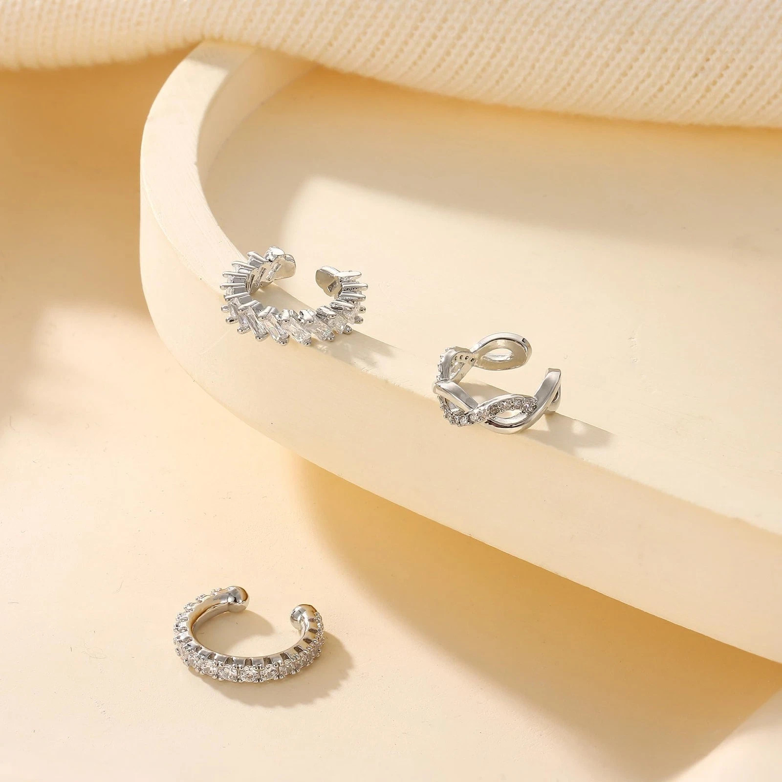 Dochais Ear Cuffs Non-Piercing Earrings for Women Cute Small Small, S1
