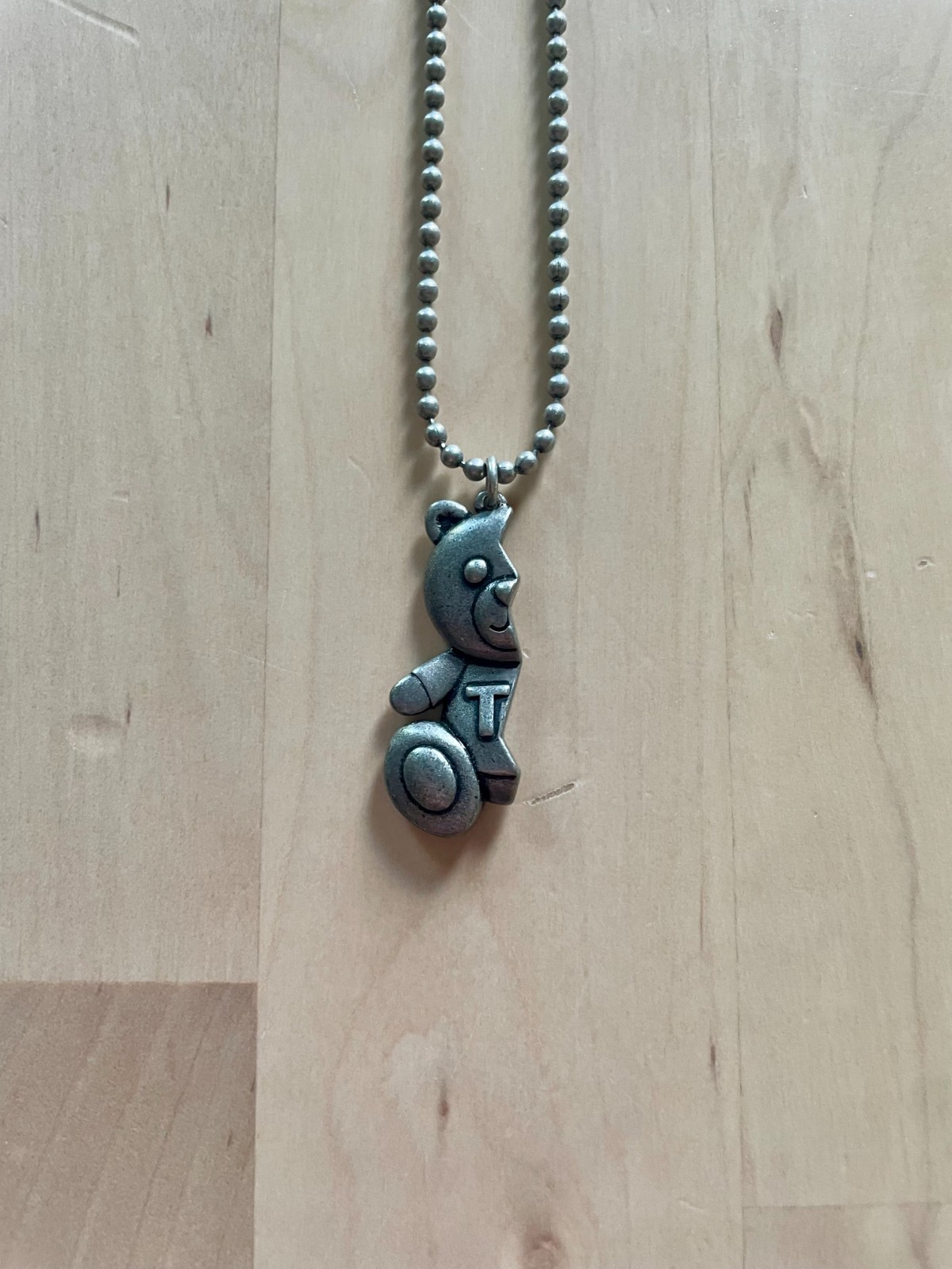 Teddy Fresh Bear Besties Best Friends Necklace Left Half NWOT NEW