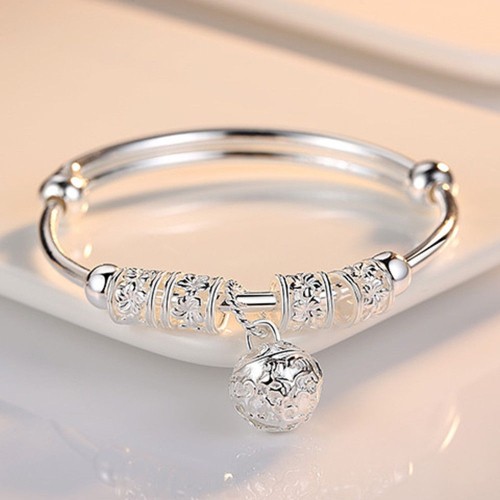 Copper-plated 925 silver, Gong Ling bracelet, bracelet, women’s push-pull