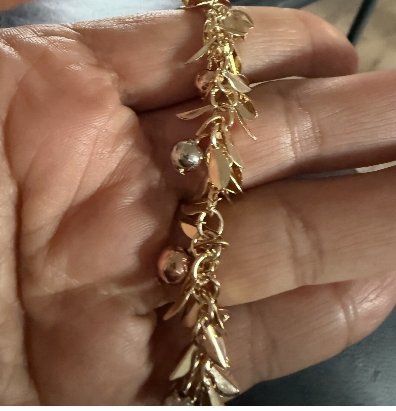 None tarnish none fadeCharm Dangle Adjustable Cable Chain Anklet Lobster Closure