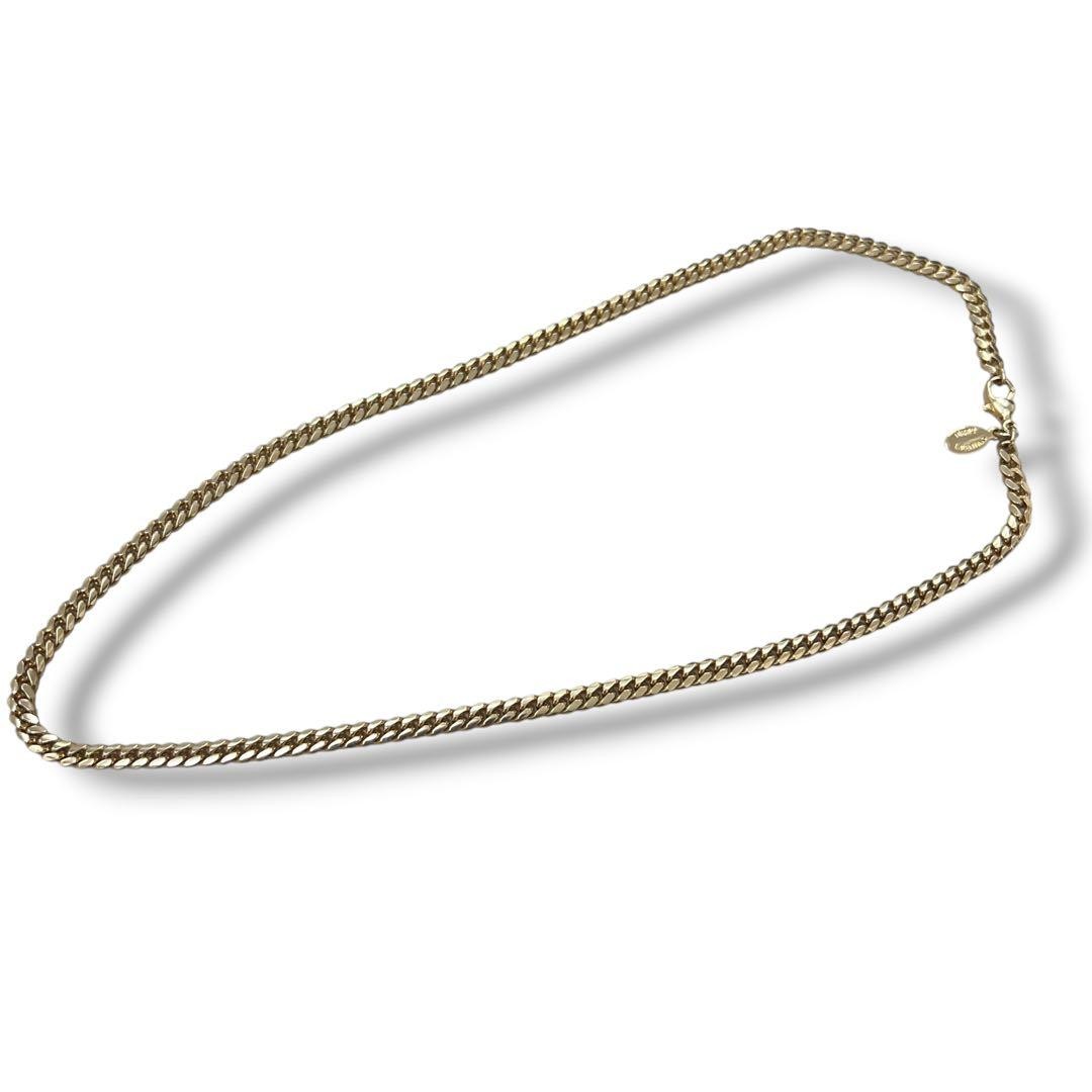 Valentino Gold Flat Chain Necklace