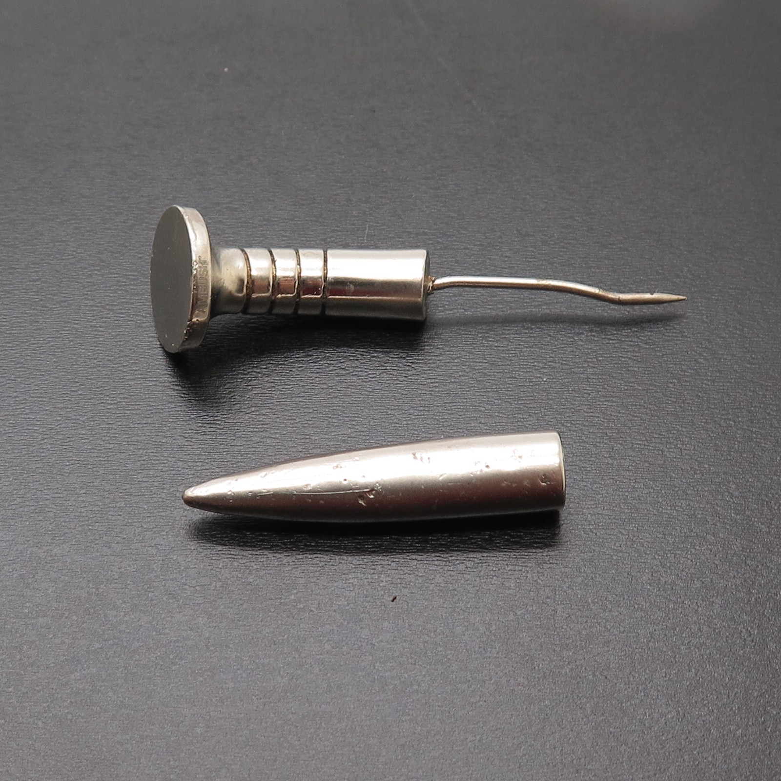 Ambush Silver-tone Nail Pierce Single Earring