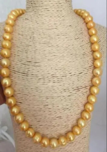 Natural AAA 11-10mm South Sea Baroque Pearl Necklace 14K 16-36inch