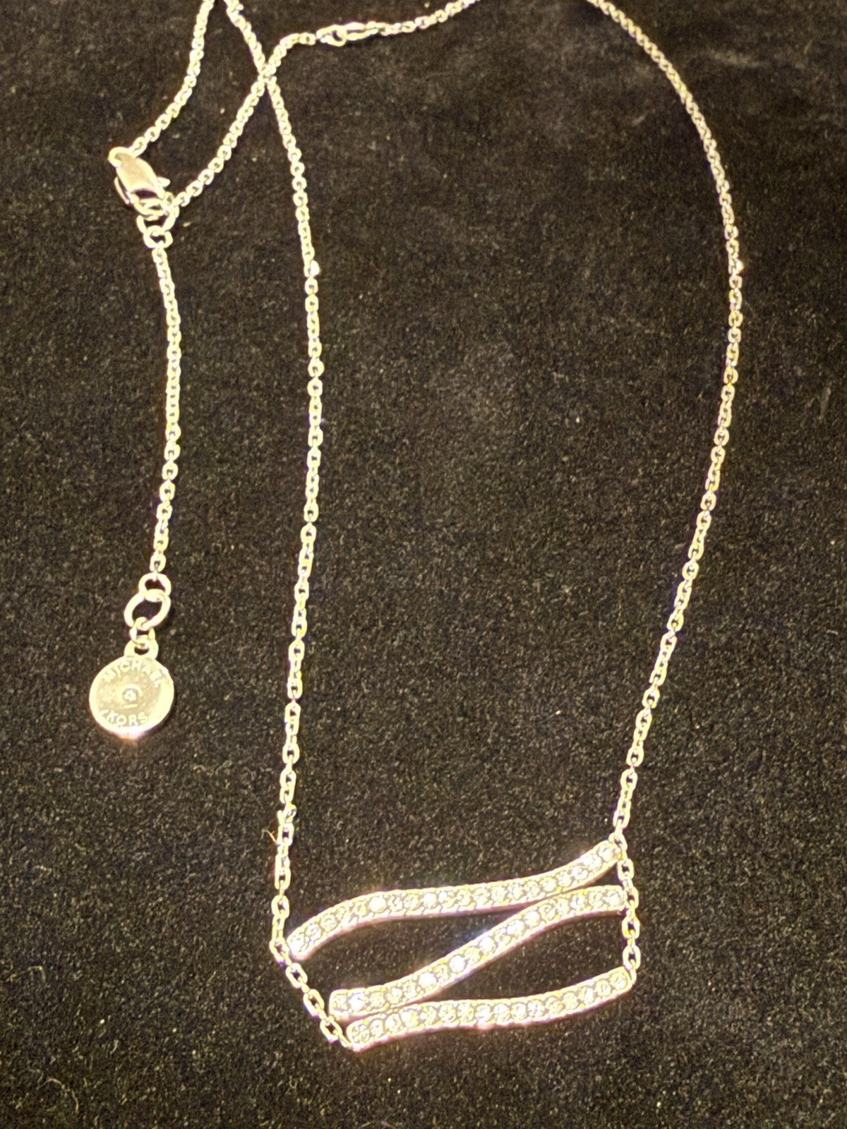 Michael Kors Crystal Wave Necklace!! 20 Inches, Gorgeous!!!!