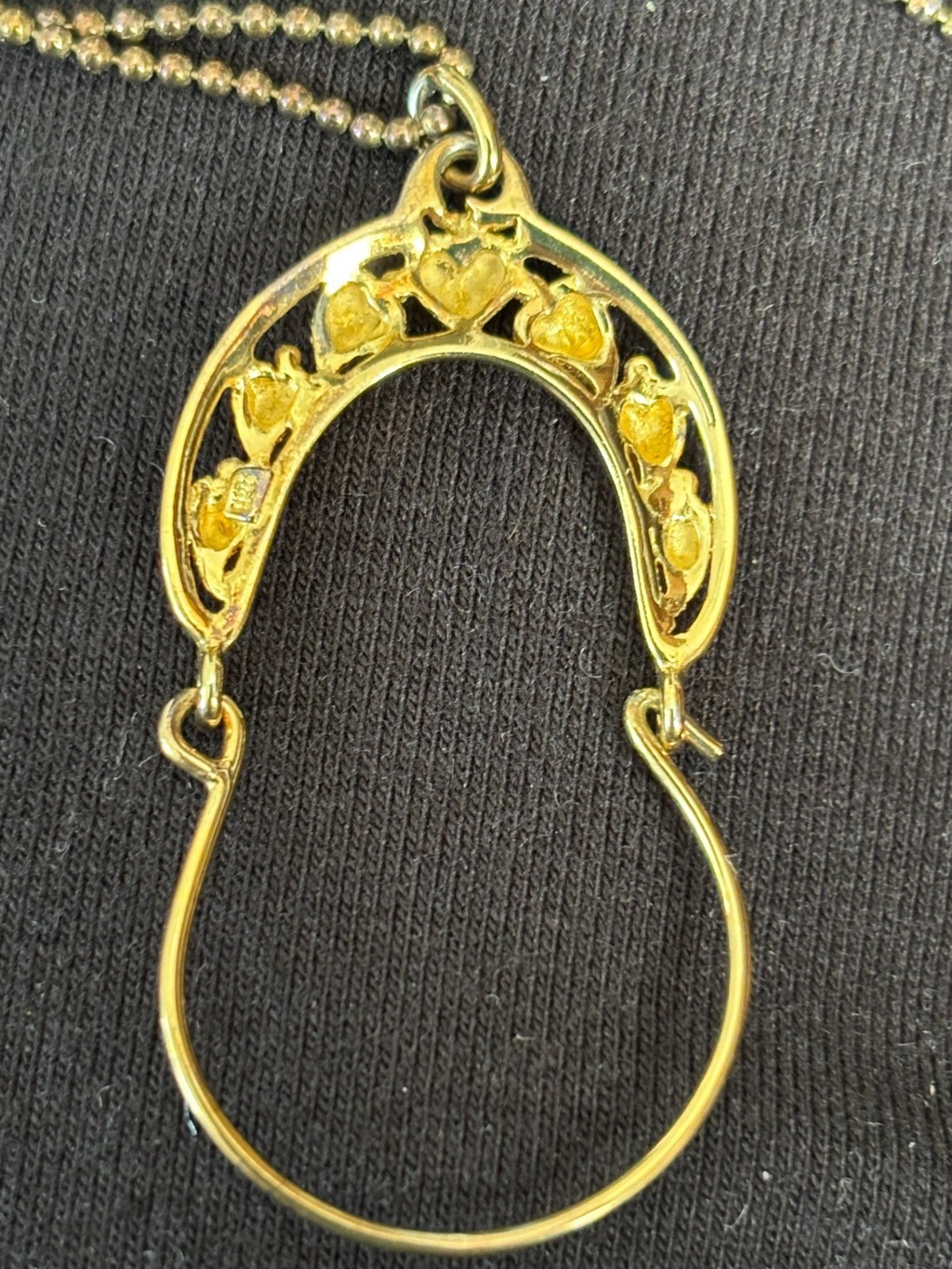 Vintage 925 Necklace Chain Holder for Birthstone Kids Charms and Spacer