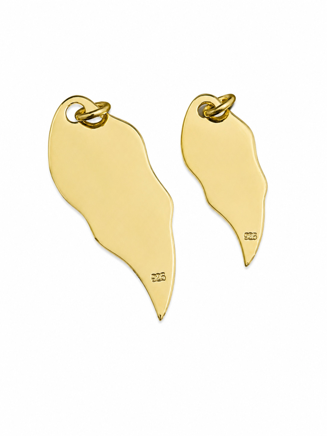 Fashion Jewelry 925 Sterling Silver Mother Daughter Leaf Pendant Thailand