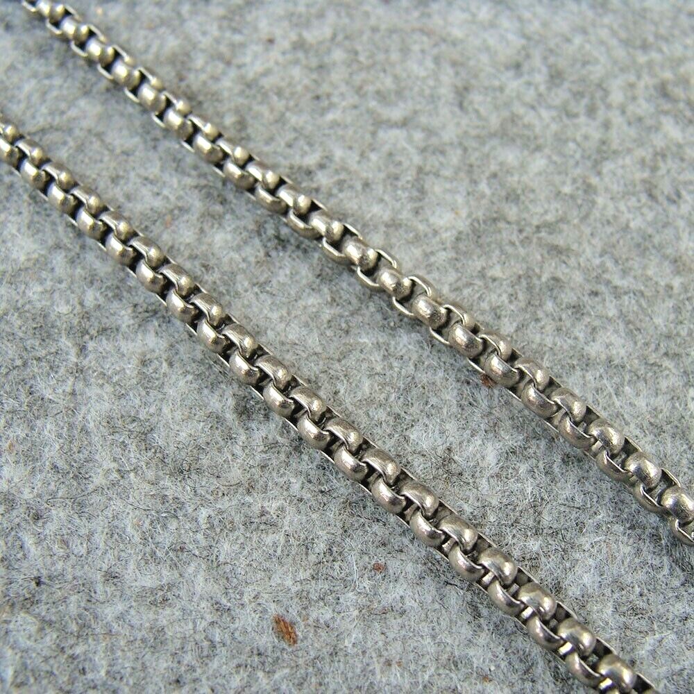 Pure Titanium Anti-allergy Necklace 3mm Ti O Shaped Chain Gift