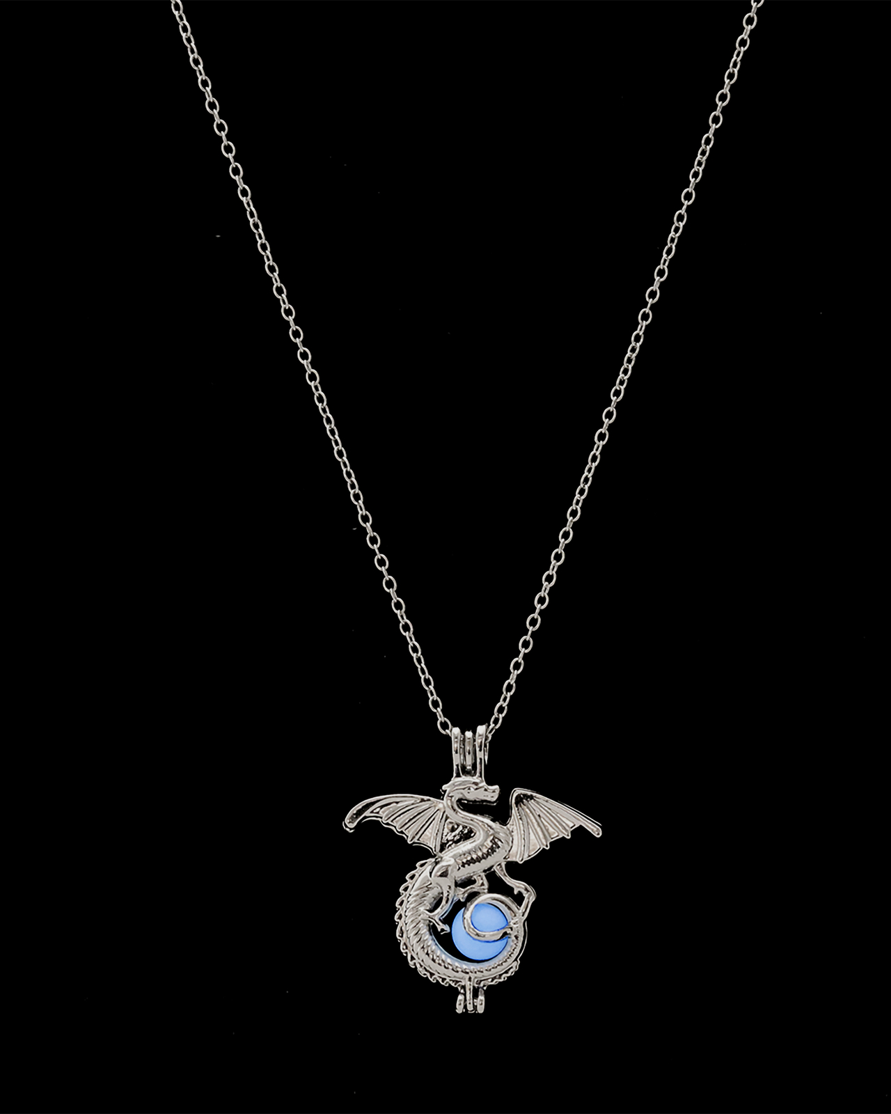 AlterImage Jewelry Majestic Medieval Dragon Glow In The Dark Necklaces Set of 3