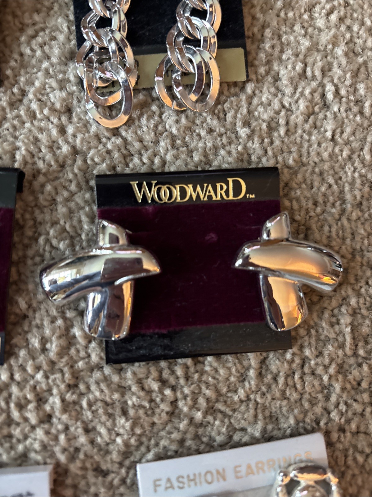 NEW Silver Color Pierced Earring All Shape Size Alfani, Monet, Trifari, Woodward