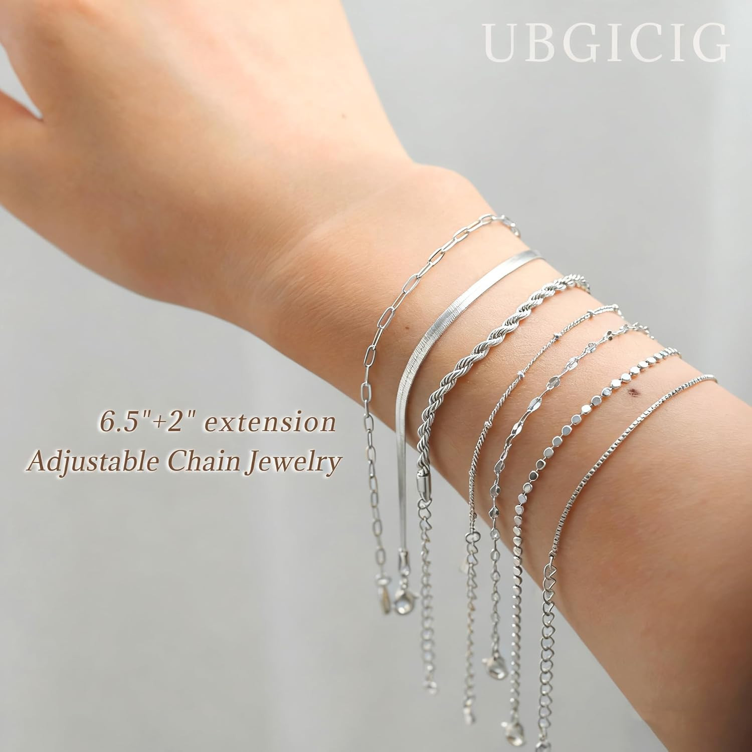 6/7Pcs 16K Gold Plated Bracelets for Women Trendy, S925 Silver Plated Bracelet S