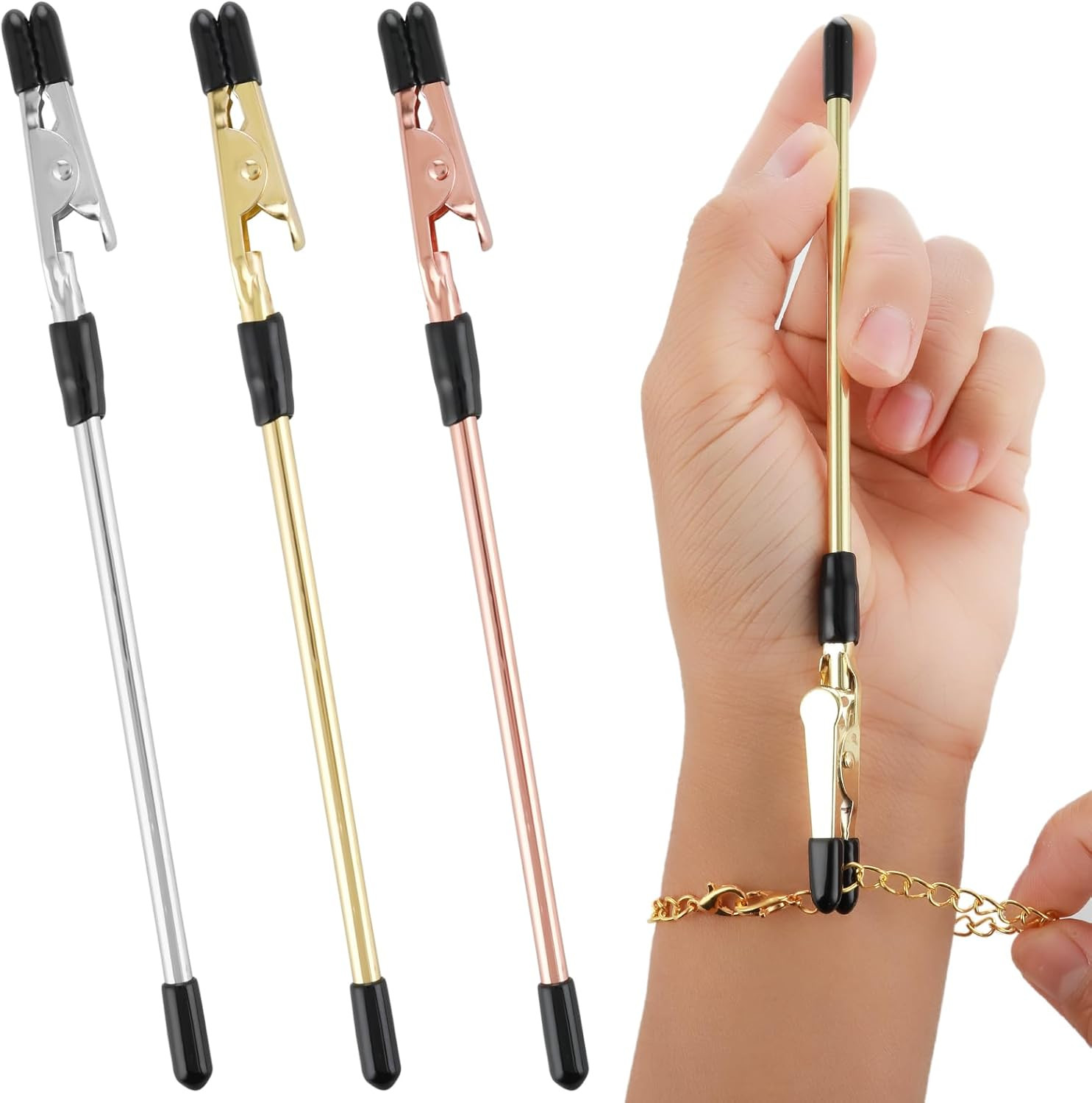 3Pcs Bracelet Helper – Fastener Jewelry Assistance Tool for Bracelet, Necklac…