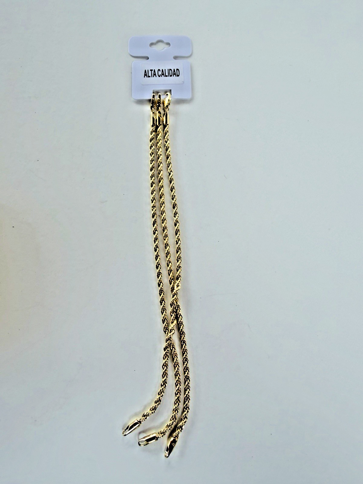 High-Quality 18K Gold Layered Link Bracelet – 19cm 5.5mm Luxury Jewelry