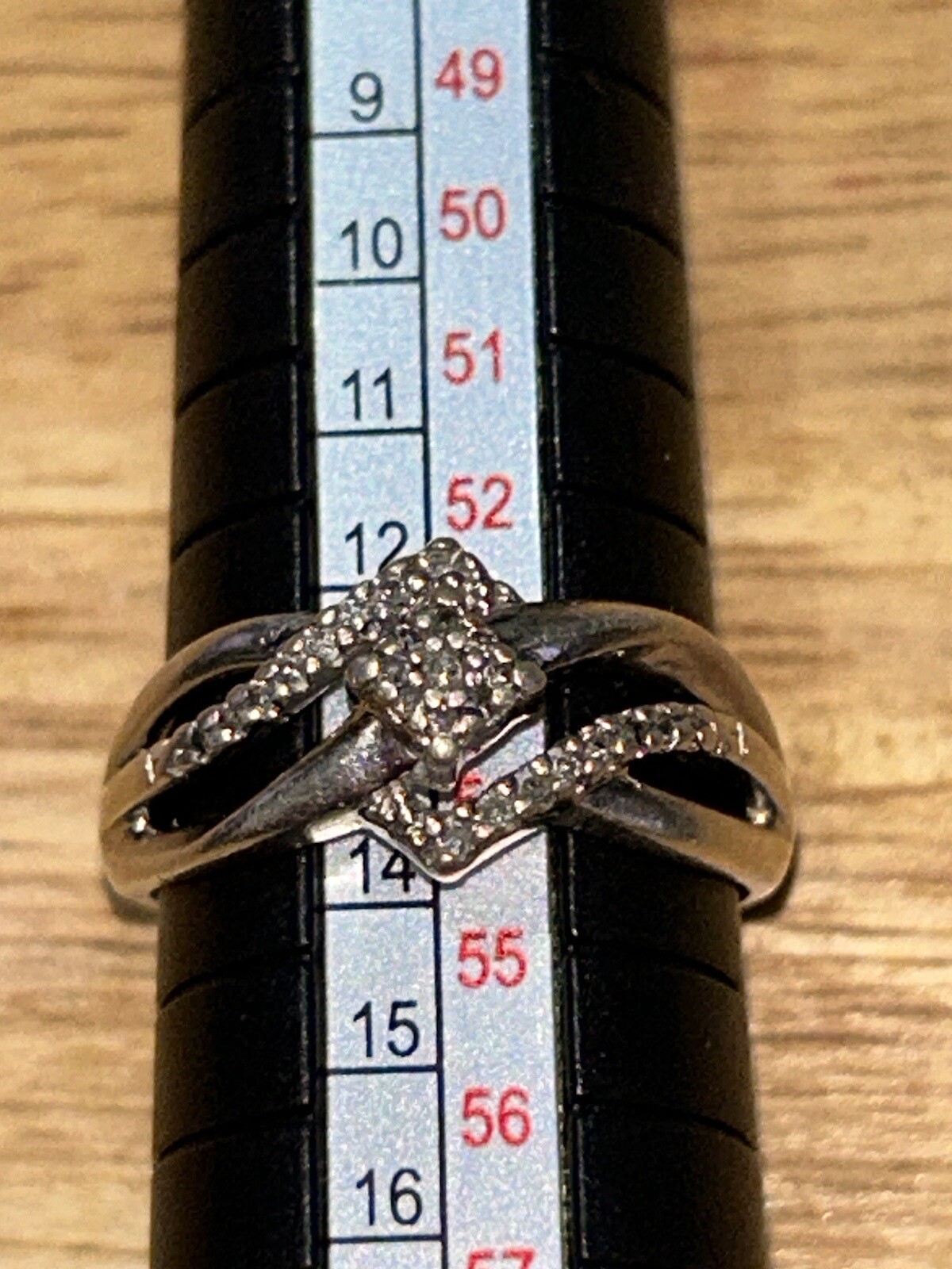 Kay Jewelers Women’s Sterling Silver (925) 1/4ct Size 7 Forever Diamond Ring