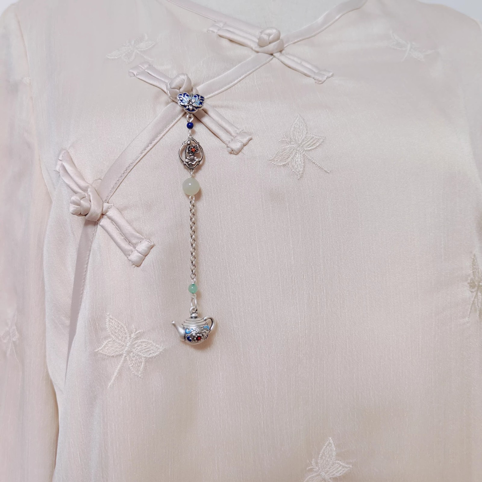Hanfu Qipao Accessory Flower & Wine