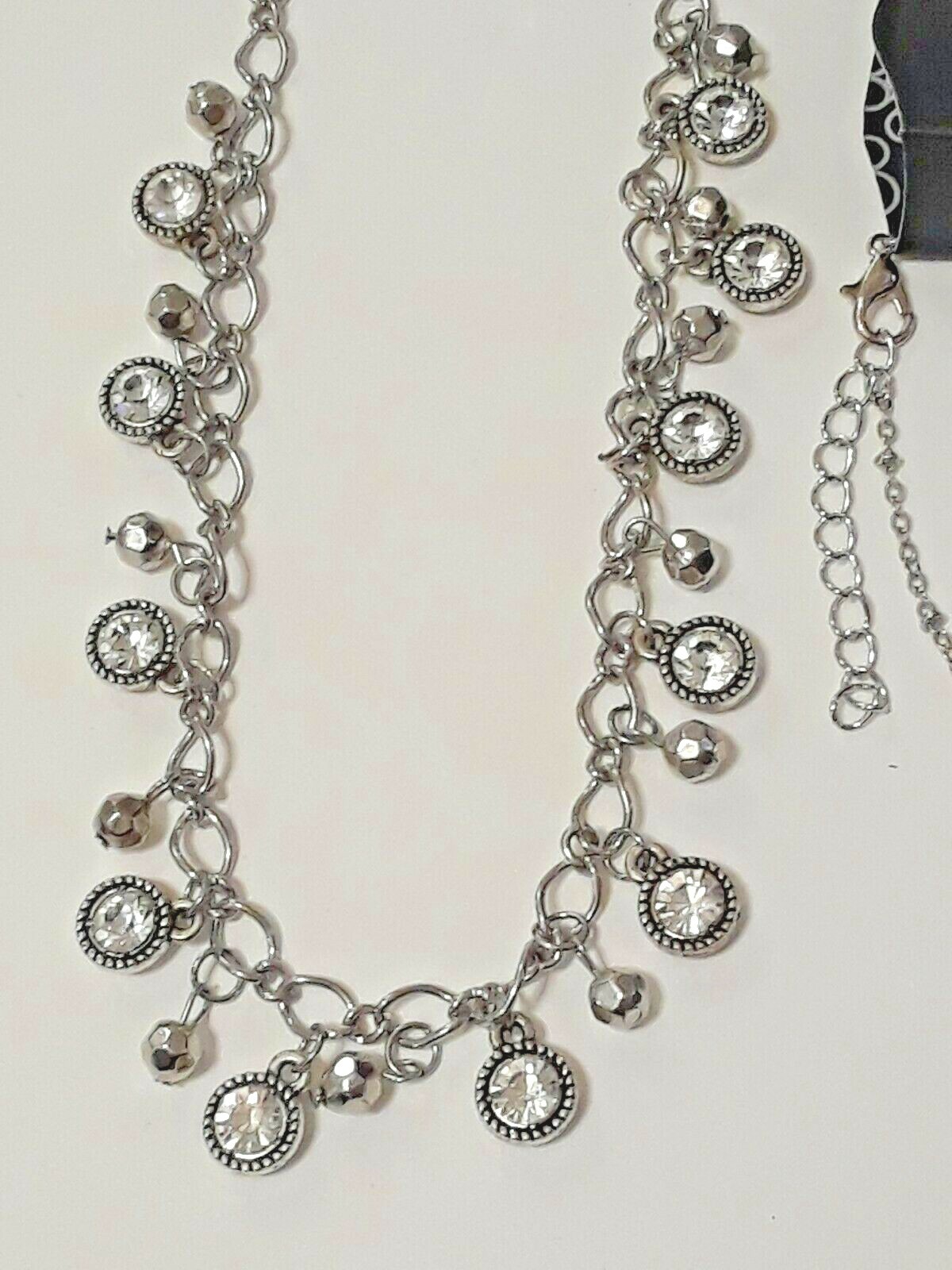 Paparazzi necklace bracelet earring set, Napier + 2 other necklaces. stones +