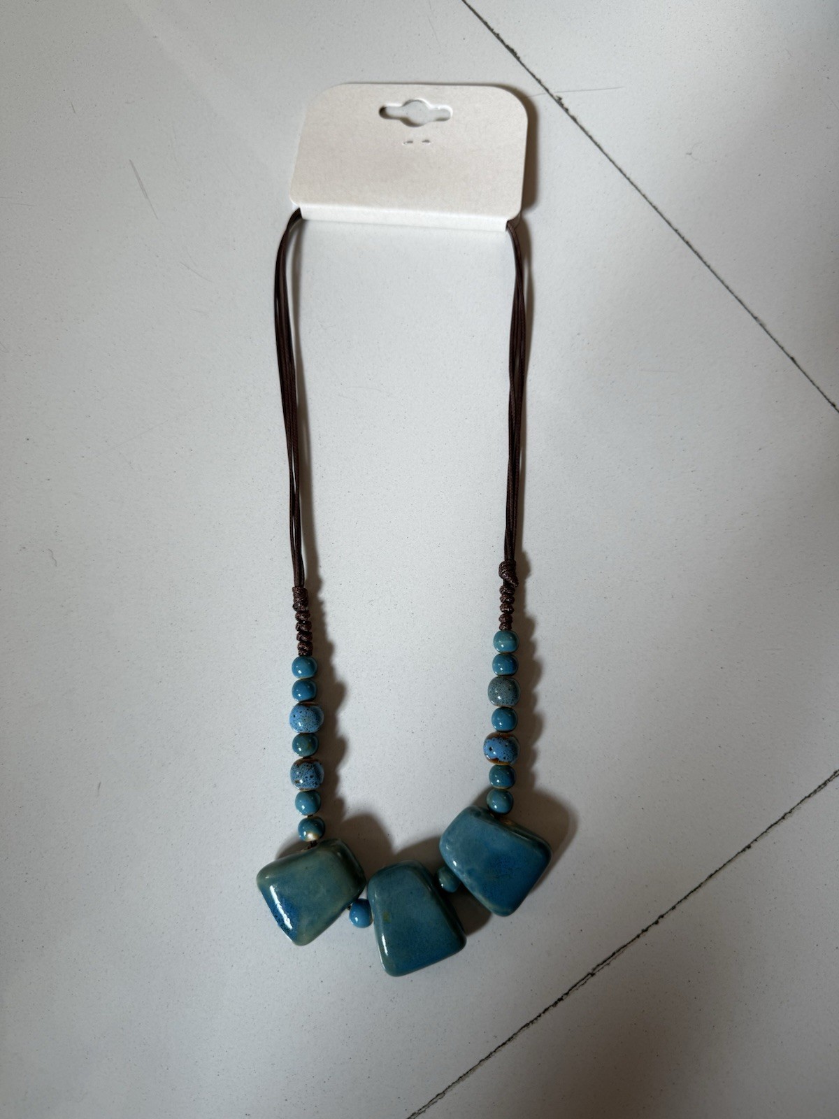 Imported Turquoise Stone (artificial) Necklace From India