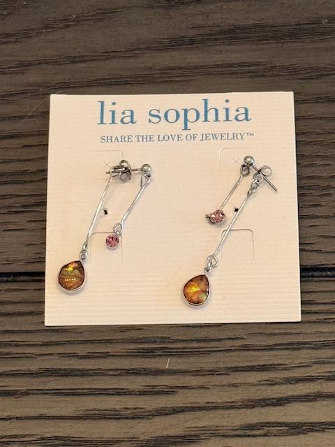 Lia Sophia Mystify Earrings New Without Tags