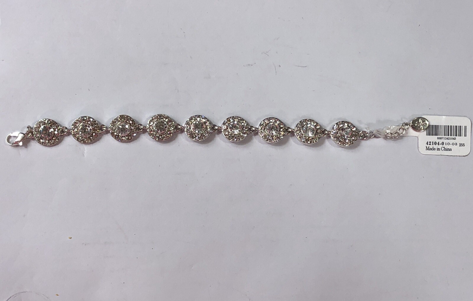Icing Bracelet Rhinestone Halo Link 7 in to 7.5 in – NWT
