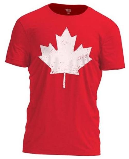 Country Flag T-Shirt | Patriotic Pride Tee for Men & XX-Large Canada T-shirt