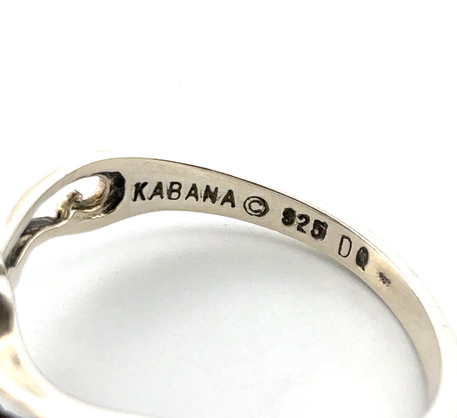 Size: 7.25 Kabana 925 Sterling Silver Cubic Zirconia Ring 2.4g