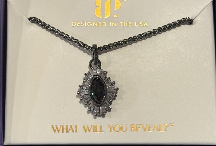 Bomb Party BP- June 2026 Birthday-Necklace-Mirrored Beauty-NK33456-Hematite