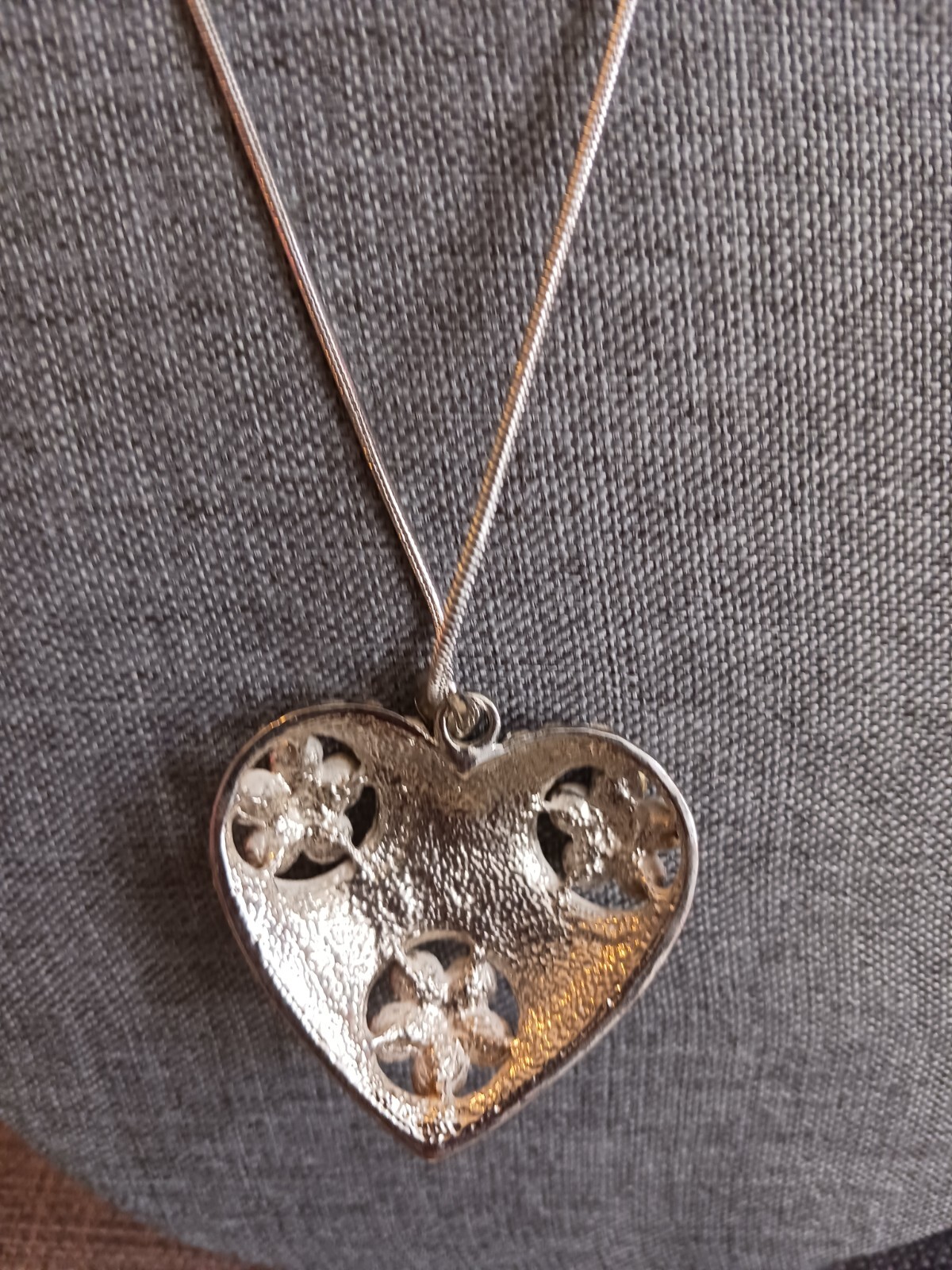 2 BIG HEART Necklaces! Very good to Excellent condition