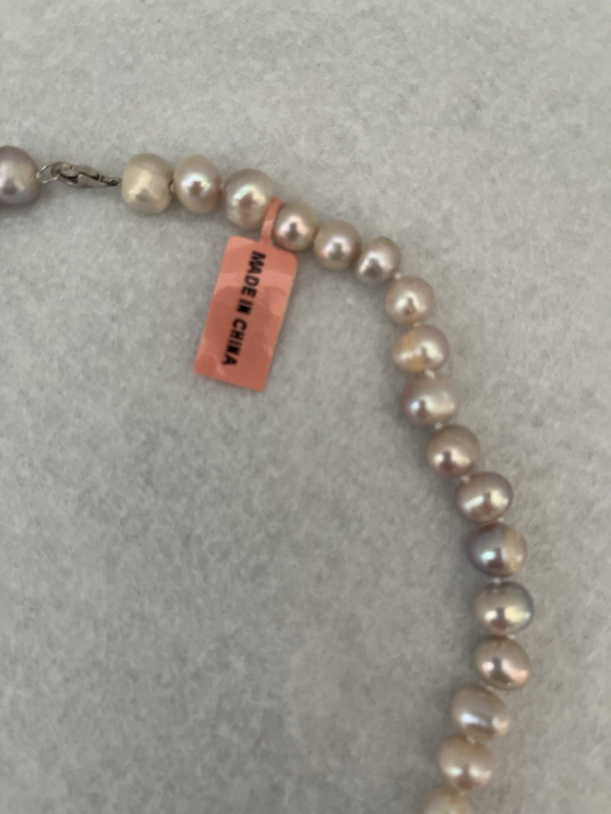 NWT Multicolor Fresh Water Pearl 16″ necklace & Stretch Bracelet SET