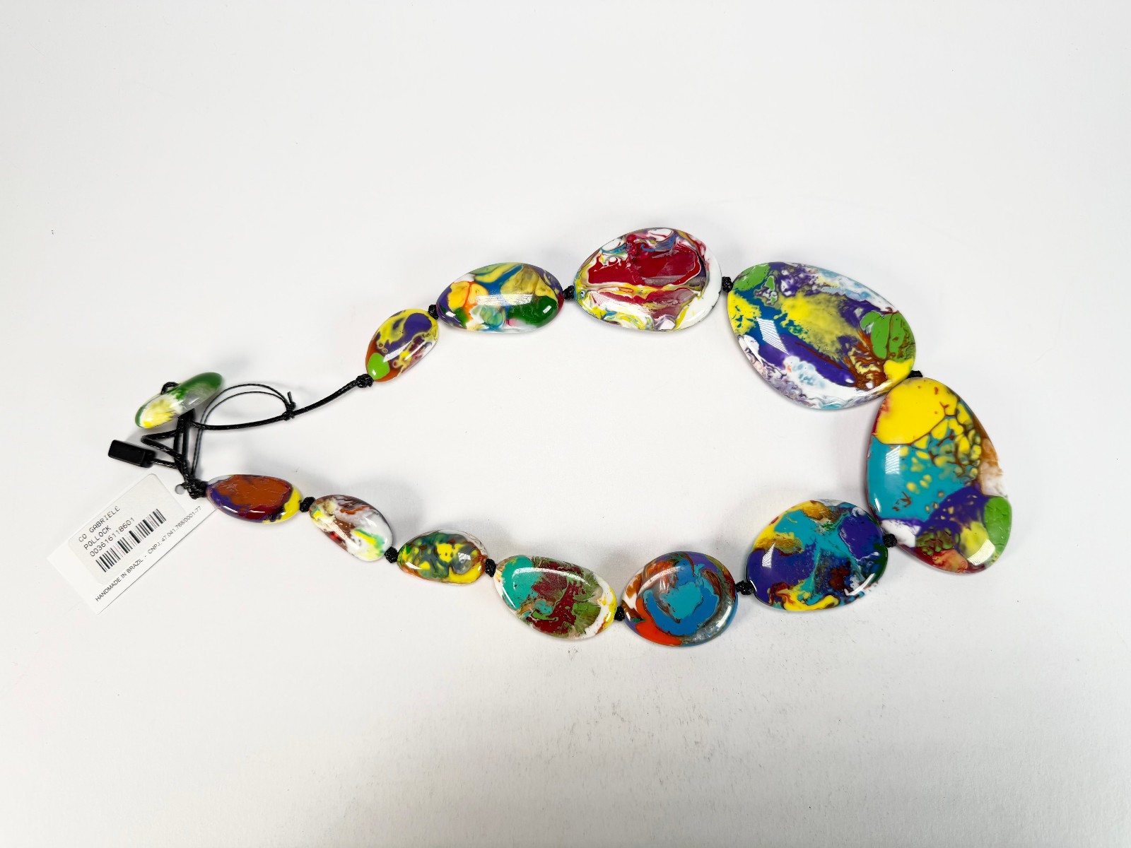 Sobral – Multi-Colour “Gabriele K” Resin Necklace ( 003616 )
