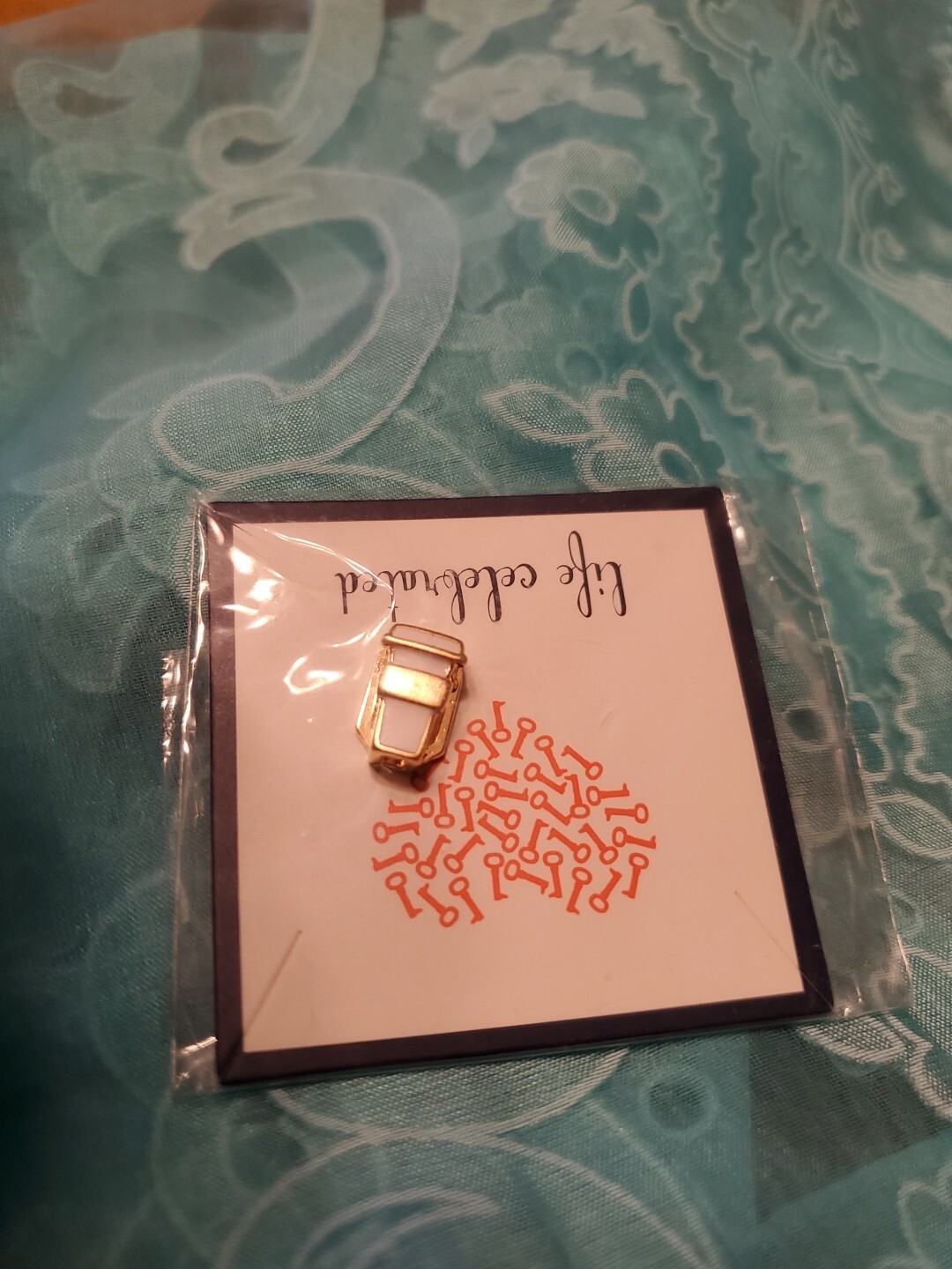 Keep Collective Gold And White To Go Coffee Cup Charm