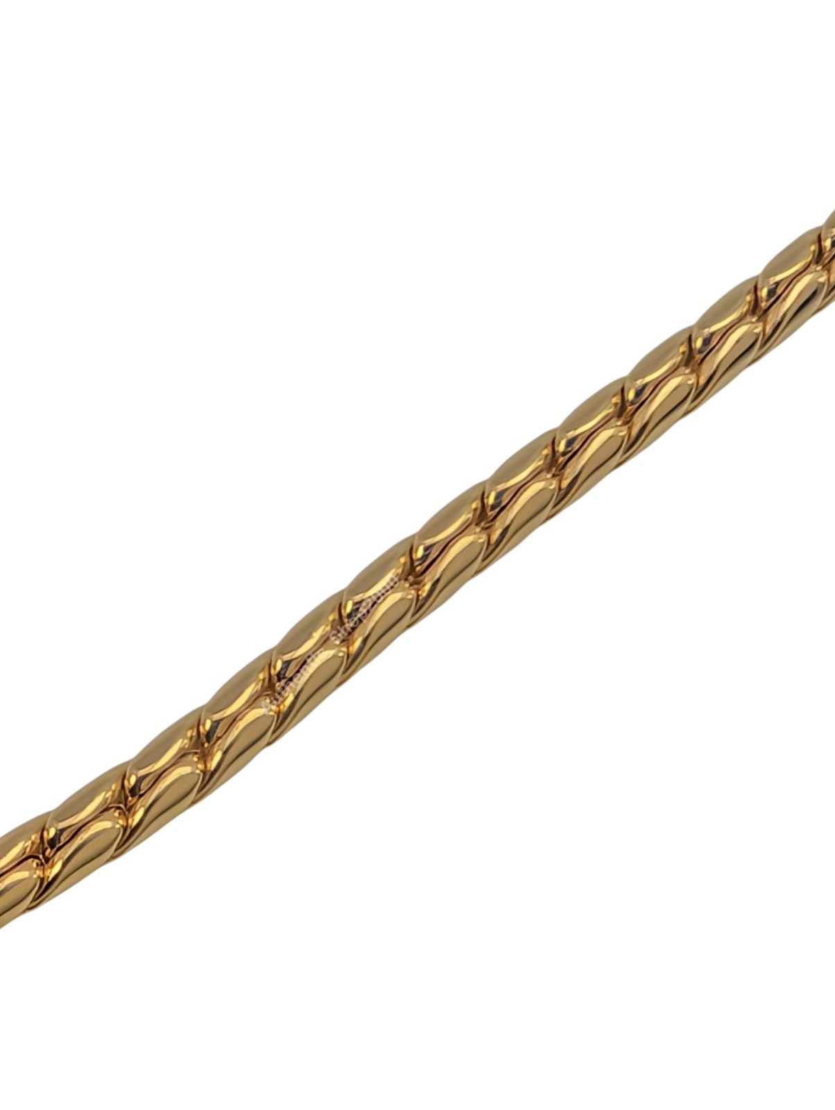 New 100% PANDORA 14k Gold P Wing Chain Charm Bracelet with Round Clasp 564028C00