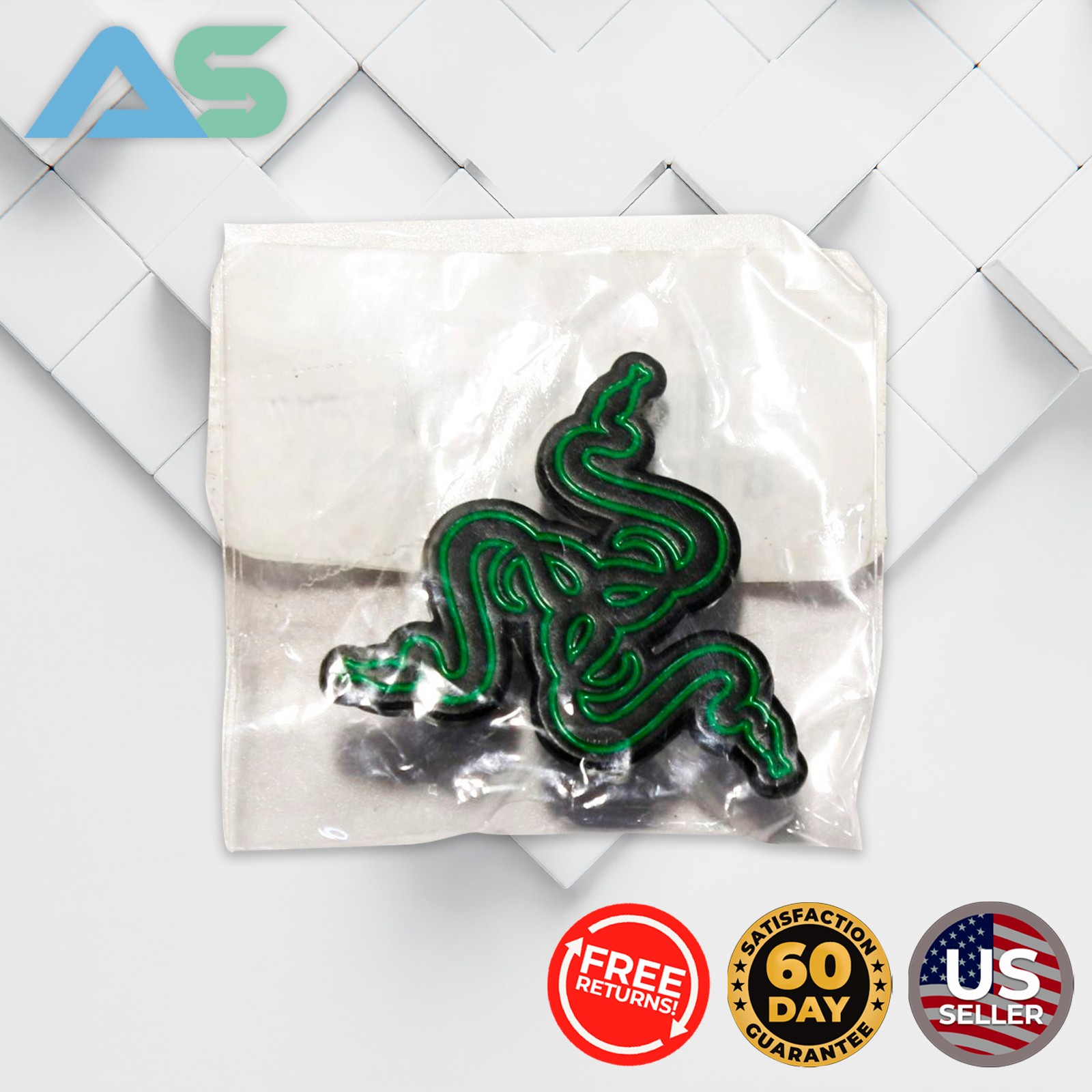 Genuine Razer THS Logo Enamel Metal Pin Accessory | RS81-03740105-0500