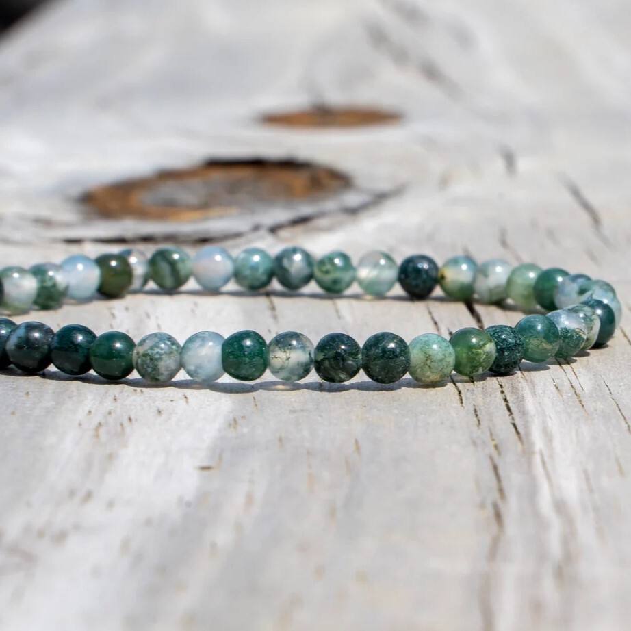 4mm Natural Gemstone Round Beads Layering Healing Bracelets for Reiki Balance