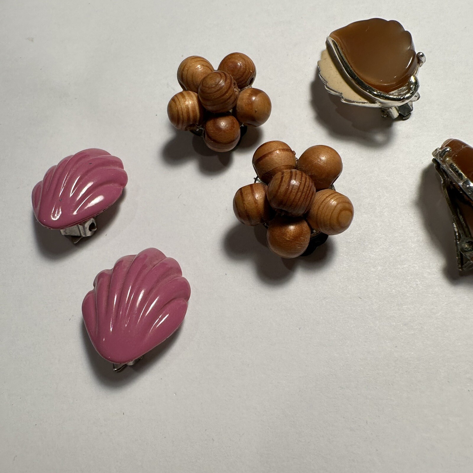 Lot of 3 Clip On Earrings – 1 Signed Lisner