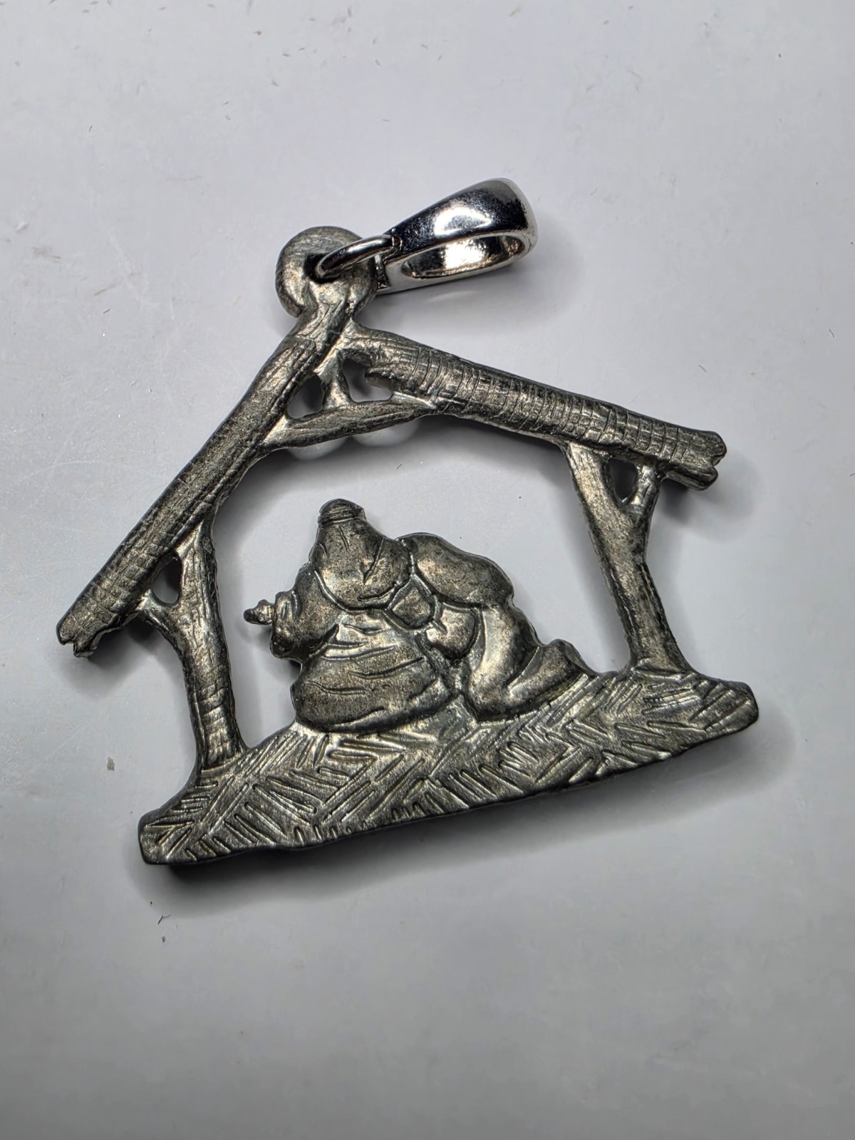 Handmade Nativity Pendant – Religious Jewelry