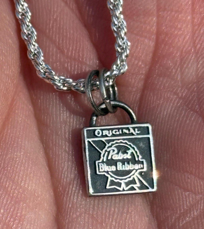 Hand Made Sterling Silver PBR Pin or Charme